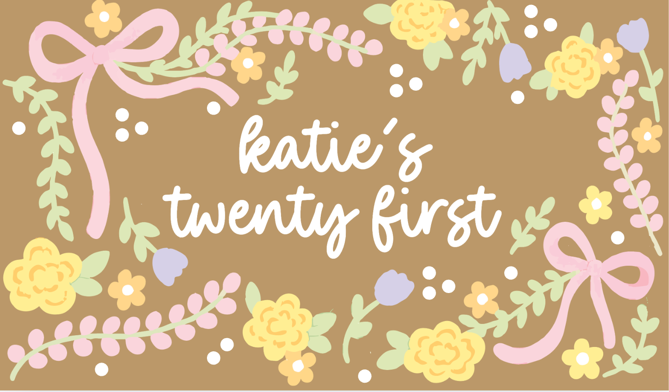 Pastel Spring Party Birthday Banner