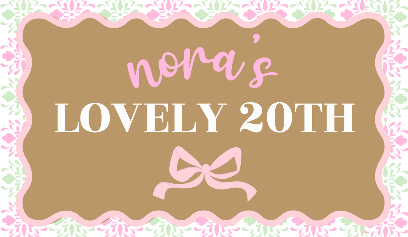 Love Shack Fancy Birthday Banner