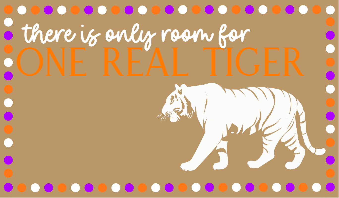 Game Day Tiger Banner