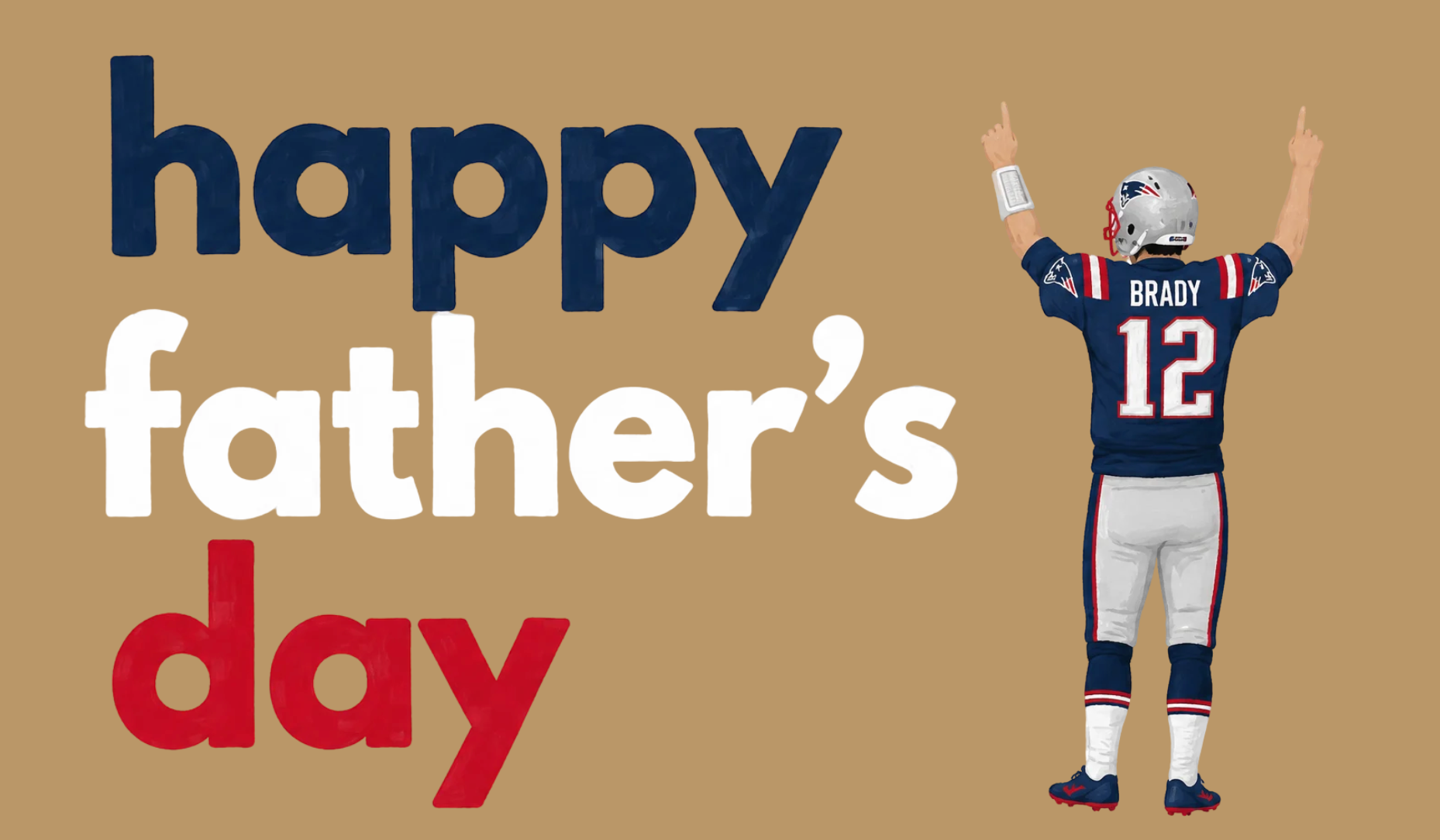 Football Father's Day Banner